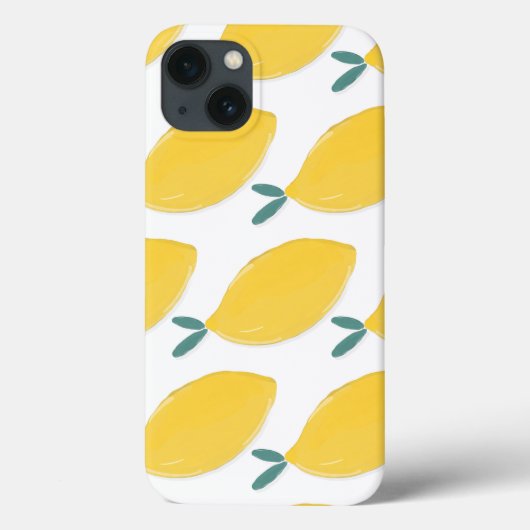 Coques Case-Mate iPhone Motif de citron (Verso)