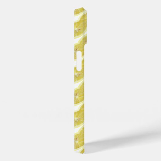 Coques Case-Mate iPhone Motif de citron transparent (Verso / Droite)