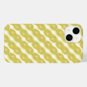 Coques Case-Mate iPhone Motif de citron transparent (Verso (horizontal))