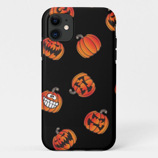 Coques Case-Mate iPhone Motif de citrouille (Dos)