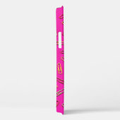 Coques Case-Mate iPhone MOTIF de clips papier CUT sur rose (Verso / Droite)