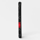 Coques Case-Mate iPhone Motif de clôture de lien de chaîne personnalisable (Dos/Gauche)