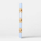 Coques Case-Mate iPhone Motif de Cochons de Guinée sur Pastel Blue. (Verso / Droite)