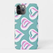 Coques Case-Mate iPhone Motif de coeur d'amour étonnant (Dos)