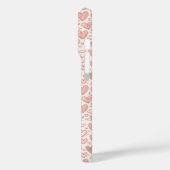Coques Case-Mate iPhone Motif de cœur dessiné à la main (Verso / Gauche)