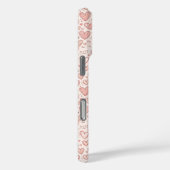 Coques Case-Mate iPhone Motif de cœur dessiné à la main (Verso / Droite)