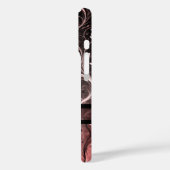 Coques Case-Mate iPhone Motif de coeur floral romantique (Verso / Gauche)