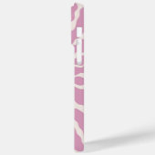 Coques Case-Mate iPhone Motif de coeur rose romantique moderne (Verso / Gauche)