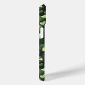 Coques Case-Mate iPhone Motif de coeur vert foncé (Verso / Droite)