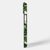 Coques Case-Mate iPhone Motif de coeur vert foncé (Verso / Gauche)