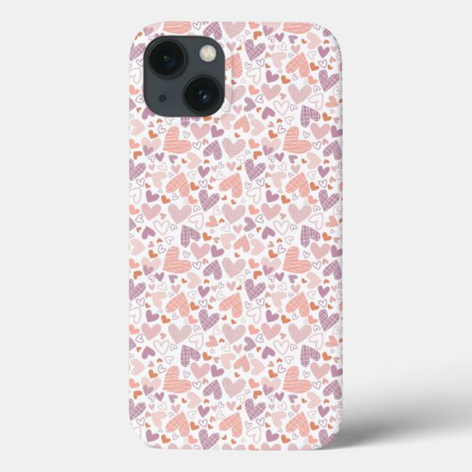 Coques Case-Mate iPhone motif de coeurs Abstraits (Verso)
