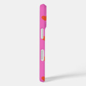Coques Case-Mate iPhone Motif de Coeurs mignons en rose et rouge (Verso / Droite)
