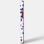 Coques Case-Mate iPhone Motif de coeurs roses bleus pour la Saint-Valentin (Verso / Gauche)