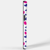 Coques Case-Mate iPhone Motif de coeurs roses bleus pour la Saint-Valentin (Verso / Droite)