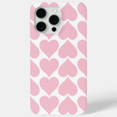 Coques Case-Mate iPhone Motif de coeurs roses, romantique, amour (Verso)