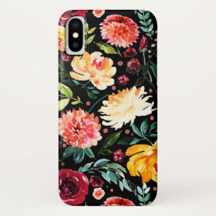 Case-Mate iPhone Case Motif de collage des fleurs d'aquarelles