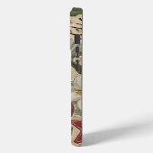 Coques Case-Mate iPhone Motif de collage floral de chat – Conception artis (Verso / Gauche)