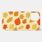 Coques Case-Mate iPhone Motif de concept de feuille. Symbole de la chute e (Verso (horizontal))