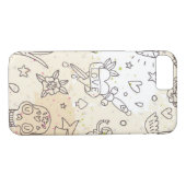 Coques Case-Mate iPhone Motif de concept de tatouage (Dos (Horizontal))