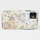 Coques Case-Mate iPhone Motif de concept de tatouage (Dos (Horizontal))