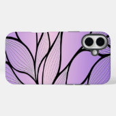 Coques Case-Mate iPhone Motif de congé créatif Pearlescent violet (Verso (horizontal))