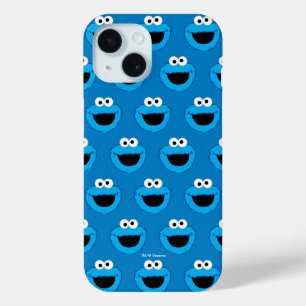 Coque Pour iPhone 15 Motif de Cookie Monster souriant