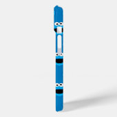 Coques Case-Mate iPhone Motif de Cookie Monster souriant (Verso / Gauche)