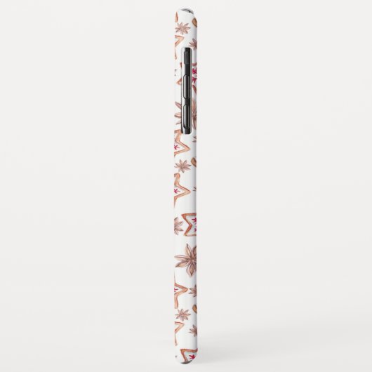 Coques Case-Mate iPhone Motif de cookies de Noël doux (Dos/Gauche)