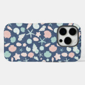 Coques Case-Mate iPhone motif de coquillages (Verso (horizontal))
