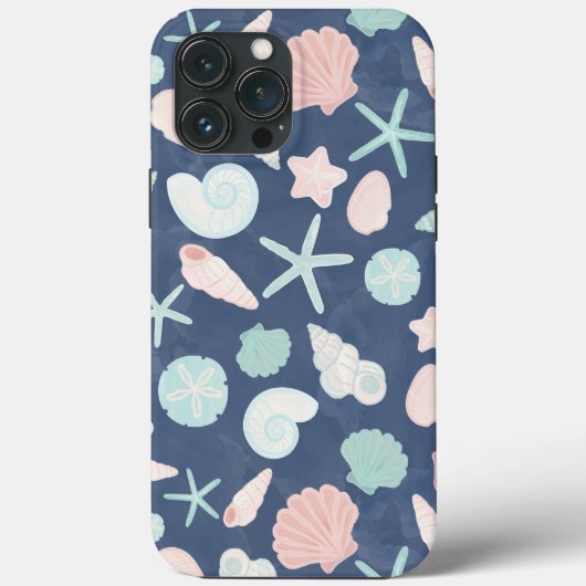 Coques Case-Mate iPhone motif de coquillages (Verso)