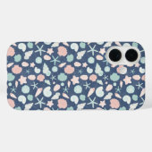 Coques Case-Mate iPhone motif de coquillages (Verso (horizontal))