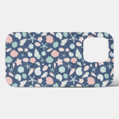 Coques Case-Mate iPhone motif de coquillages (Verso (horizontal))