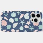 Coques Case-Mate iPhone motif de coquillages (Verso (horizontal))