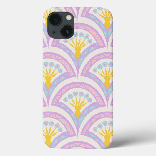 Coques Case-Mate iPhone Motif de coquille de couleur pastel (Verso)