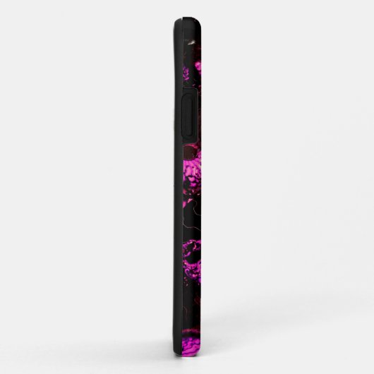 Coques Case-Mate iPhone Motif de coquille fossile rose Nautilus (Dos/Droite)