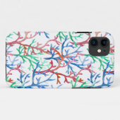 Coques Case-Mate iPhone Motif de corail aquarelle (Dos (Horizontal))