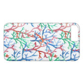 Coques Case-Mate iPhone Motif de corail aquarelle (Dos (Horizontal))
