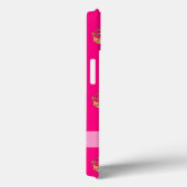 Coques Case-Mate iPhone Motif de couronne rose et or (Verso / Droite)