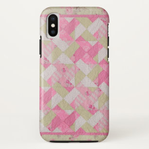 Coques Pour iPhone Motif de courtepointe Pastel Colours