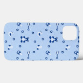 Coques Case-Mate iPhone Motif de courtepointe pour bébé (Verso (horizontal))