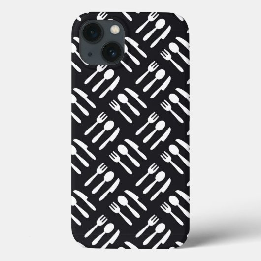 Coques Case-Mate iPhone Motif de couteau à fourche (Verso)