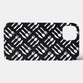 Coques Case-Mate iPhone Motif de couteau à fourche (Verso (horizontal))