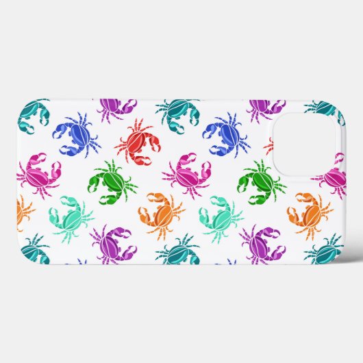 Coques Case-Mate iPhone Motif De Crabes (Verso (horizontal))