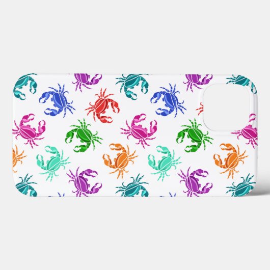 Coques Case-Mate iPhone Motif De Crabes (Verso (horizontal))