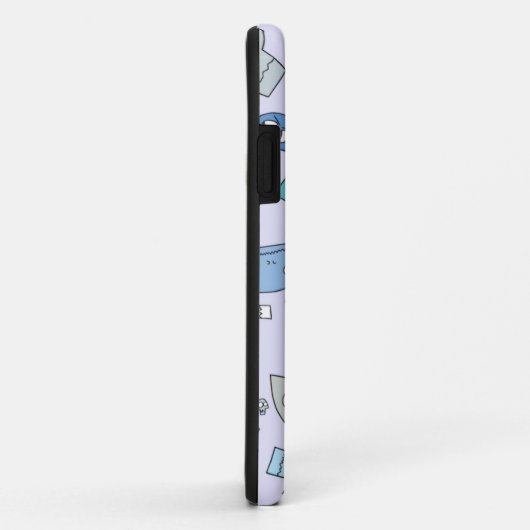 Coques Case-Mate iPhone Motif de crâne (Dos/Droite)