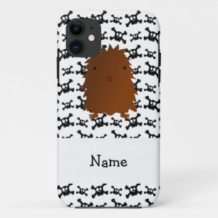 Coque Case-Mate Pour iPhone Motif de crâne bigfoot de nom personnalisé
