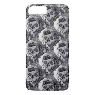 Coque iPhone 7 Plus Motif de crâne du peloton de suicide