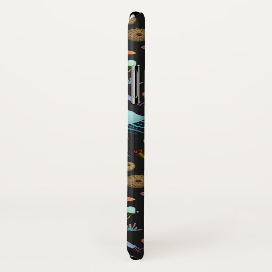 Coques Case-Mate iPhone Motif de créatures de mer (Dos/Droite)