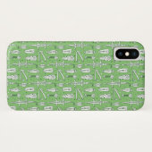 Coques Case-Mate iPhone Motif de crocodile de croquis (Dos (Horizontal))