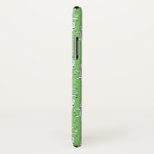 Coques Case-Mate iPhone Motif de crocodile de croquis (Dos/Droite)